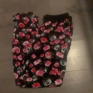 Soft floral pants